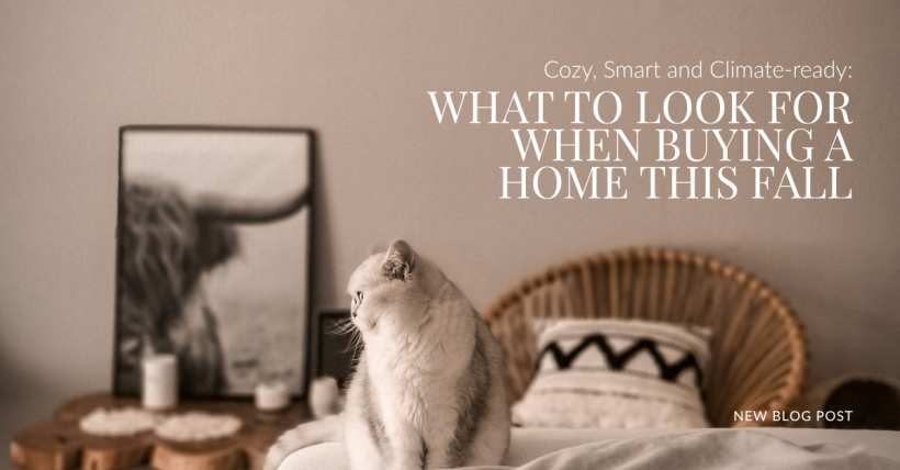 Cozy, Smart & Climate-Ready: What Buyers Want in Fall 2025 (and What to Watch For)